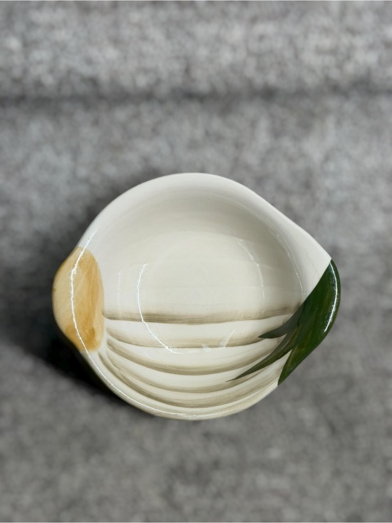 Pier 1 Other - Pier 1 Onion Bowl Ceramic Farmhouse Condiment Dip Bowl Food Shaped Kitchen Decor